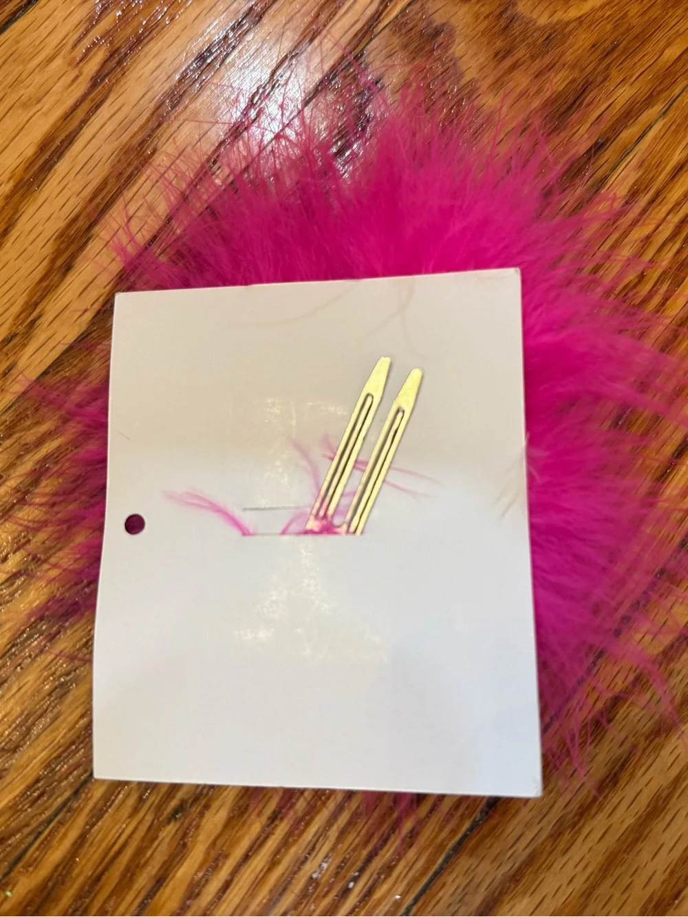 Hot Pink Fluffy Pom Pom - Kids Accessory